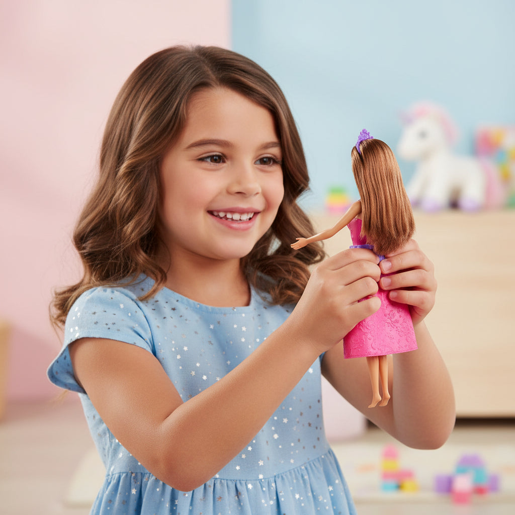 Barbie doll imported quality princes, love for girls collection and play toy disney