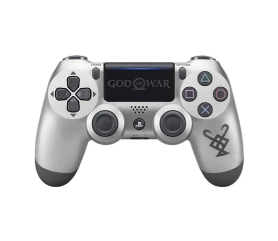 PS4 DualShock 4 Controller - God of War Limited Edition Silver