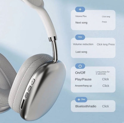 P9 Wireless Headphones Bluetooth with Mic Stereo Sound