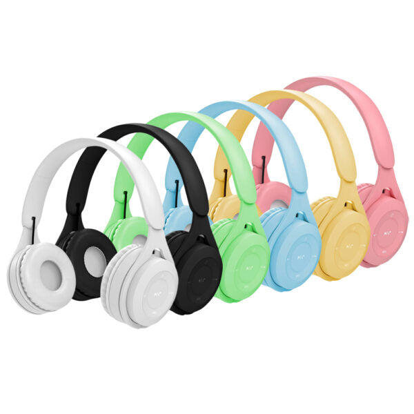 🎧 Y08 Headphones – Cute Folding Headphones with Colorful Lights
