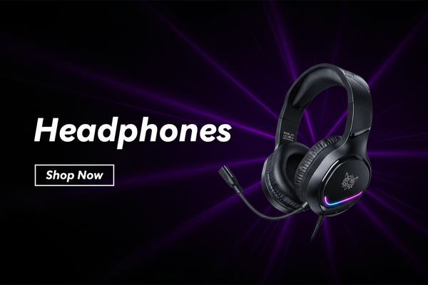 Headphones Banner - No White Borders