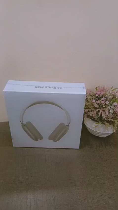 Load video: Airpod Max Wireless Bluetooth Headphones - Premium Quality Clone