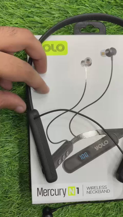 Yolo Wireless Neckband 1000mAh | Mercury N1