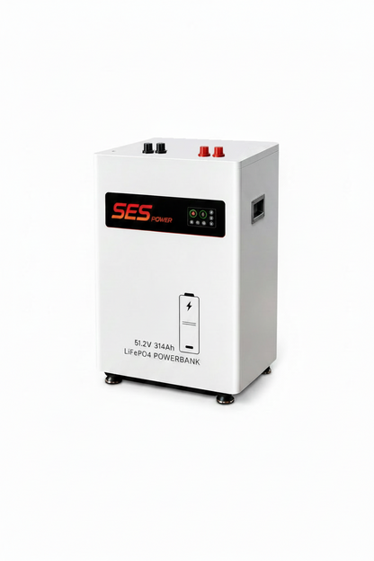 SES Power 16 KW 51.2v314ah Power Bank Series Lithium Battery