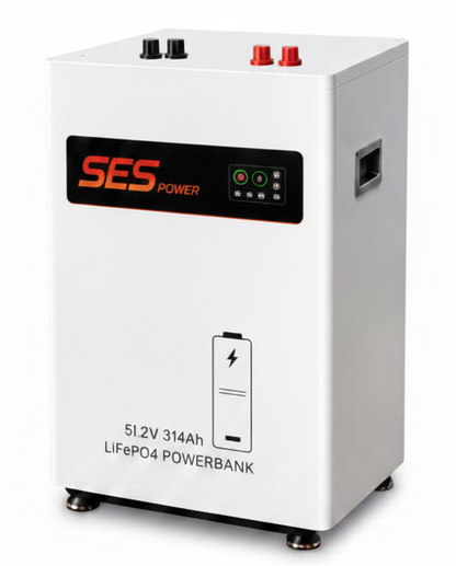 SES Power 16 KW 51.2v314ah Power Bank Series Lithium Battery